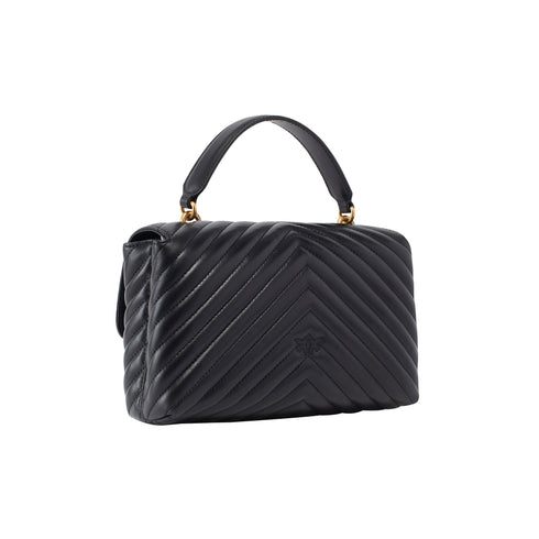 Pinko Borsa a mano Borsa Donna tracolla Love Lady Puff Nero oro P25 - PINKO 100043A0GK - Z99Q - UNI - Francavilla Moda